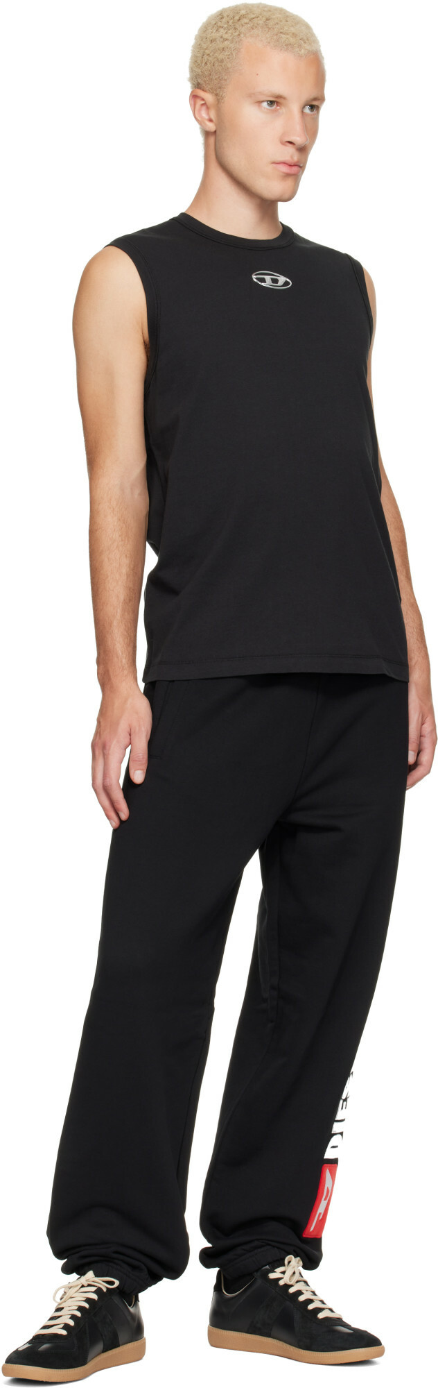 Diesel Black T-Bisco-Iod Tank Top