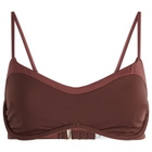 TALA Women's Contrast Underwired Bikini Top in Deep Rust