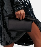 Aquazzura Bow Tie Mini satin clutch