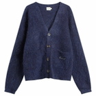 Bound Men's Parker Alpaca Cardigan in Navy