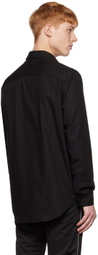 TheOpen Product SSENSE Exclusive Black Double Snapped Shirt