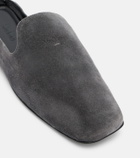 Max Mara Logo suede mules