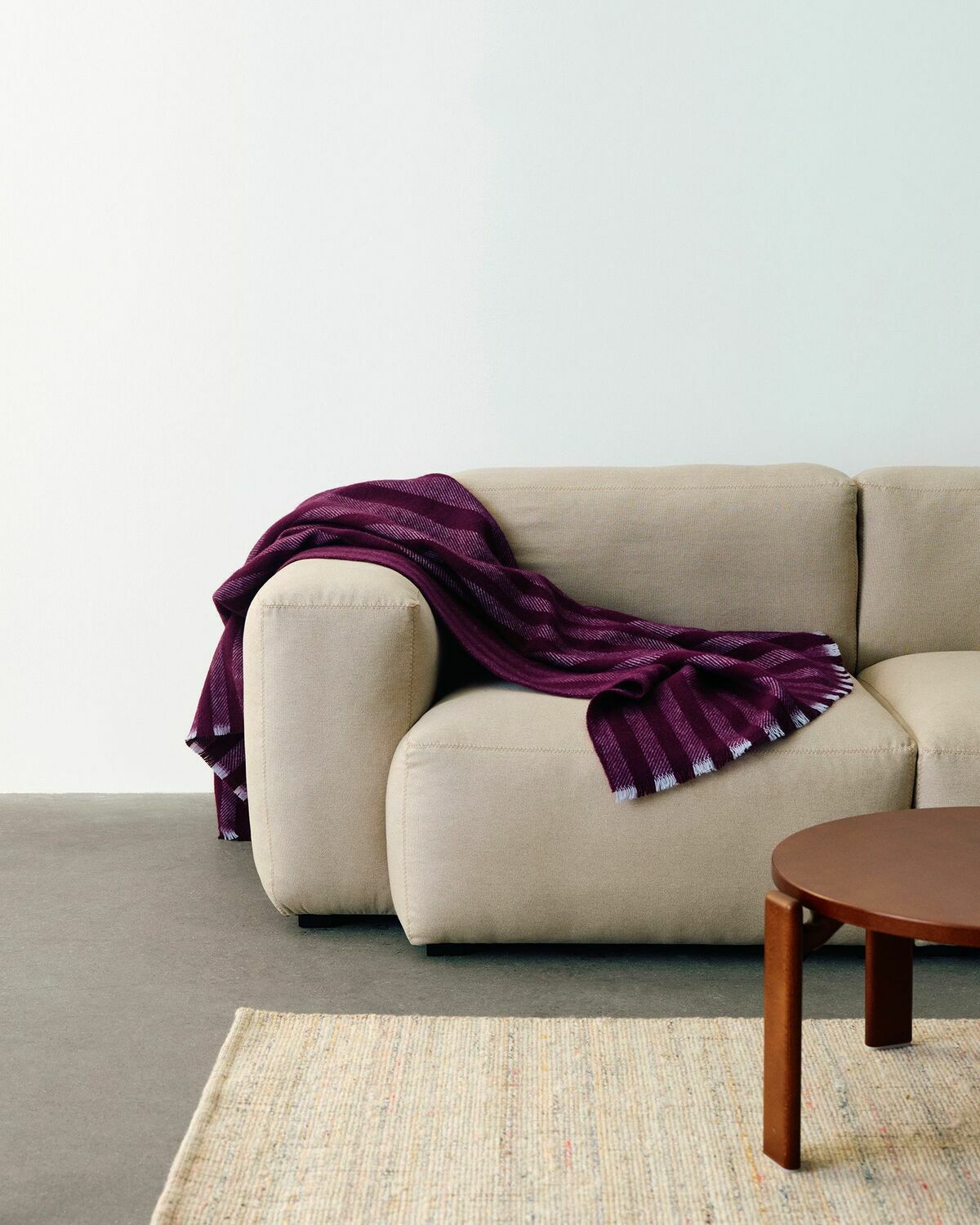 HAY Duo Throw W130 x L180 Purple Mens Home deco