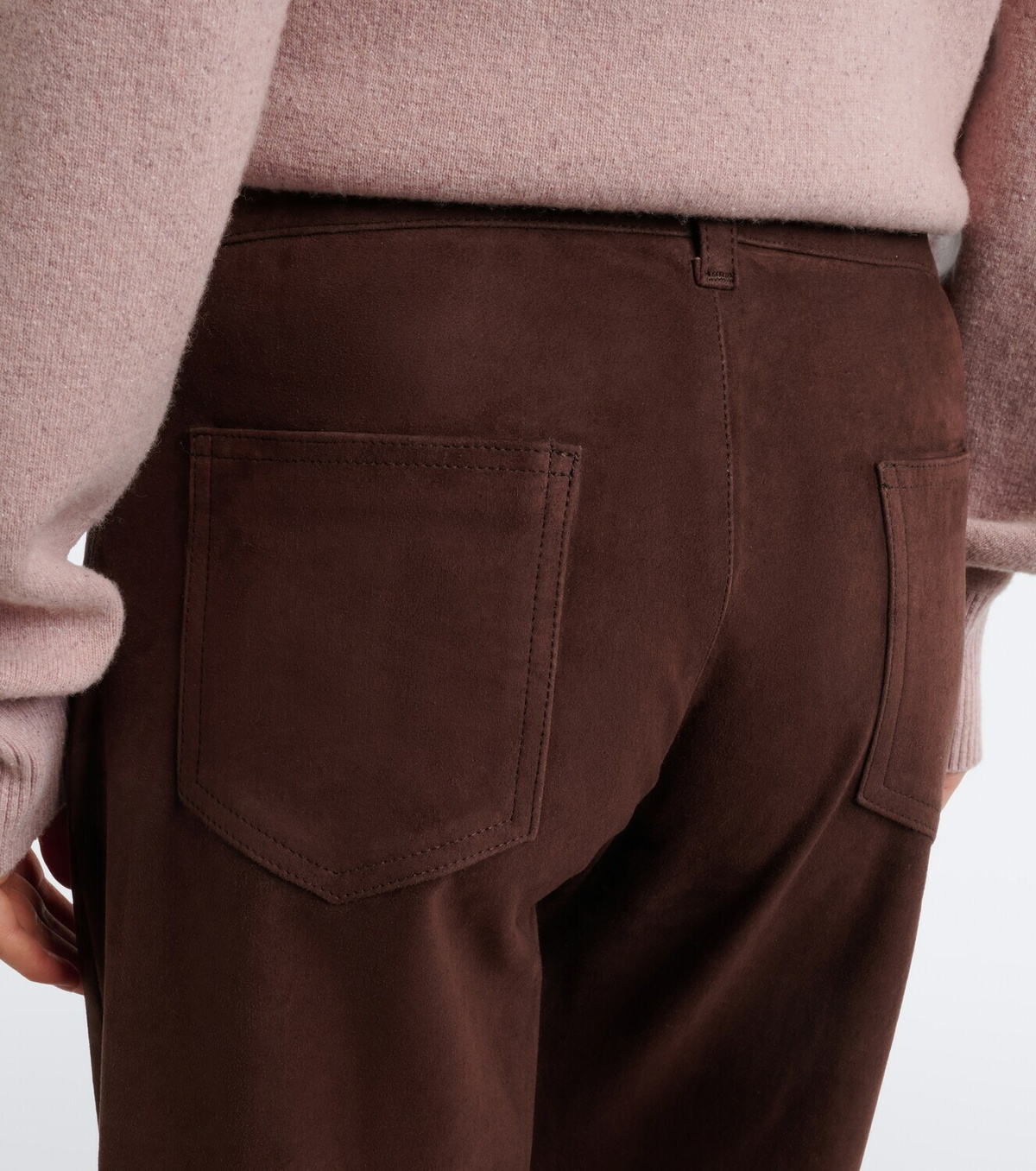 Stouls Lilou Ten suede wide-leg pants