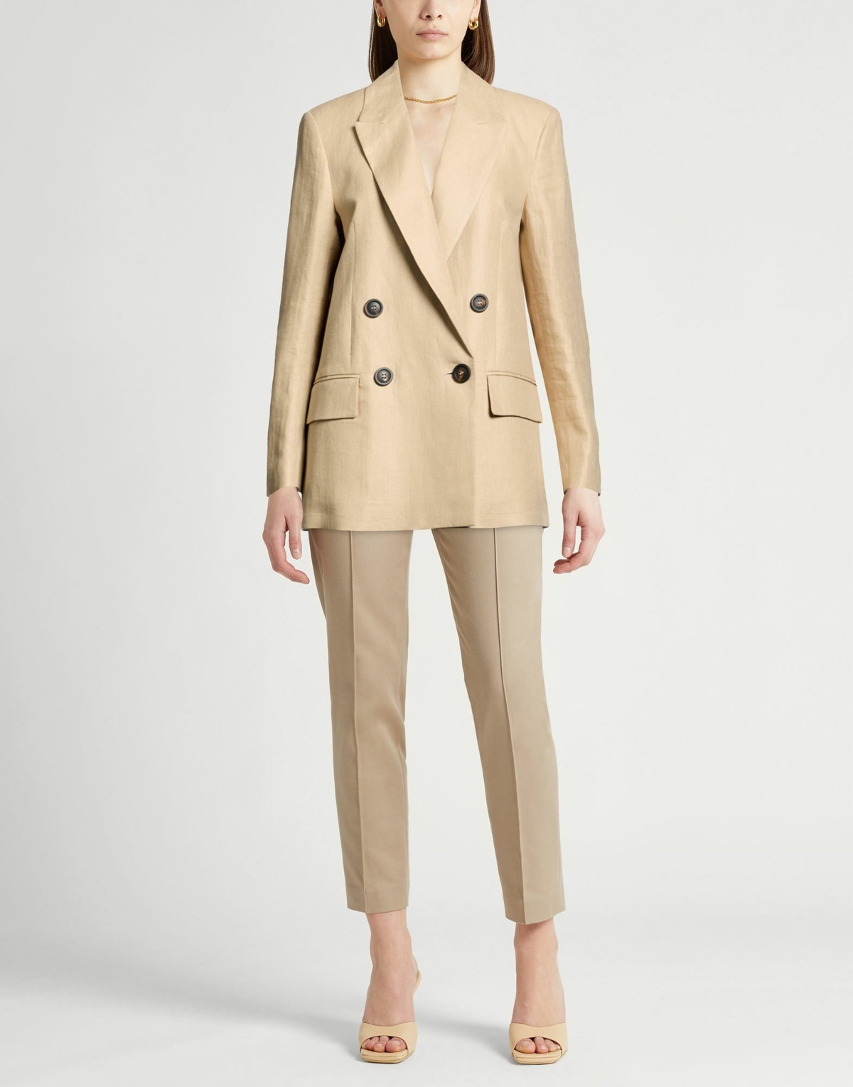 Peserico Womens Blazer Sand