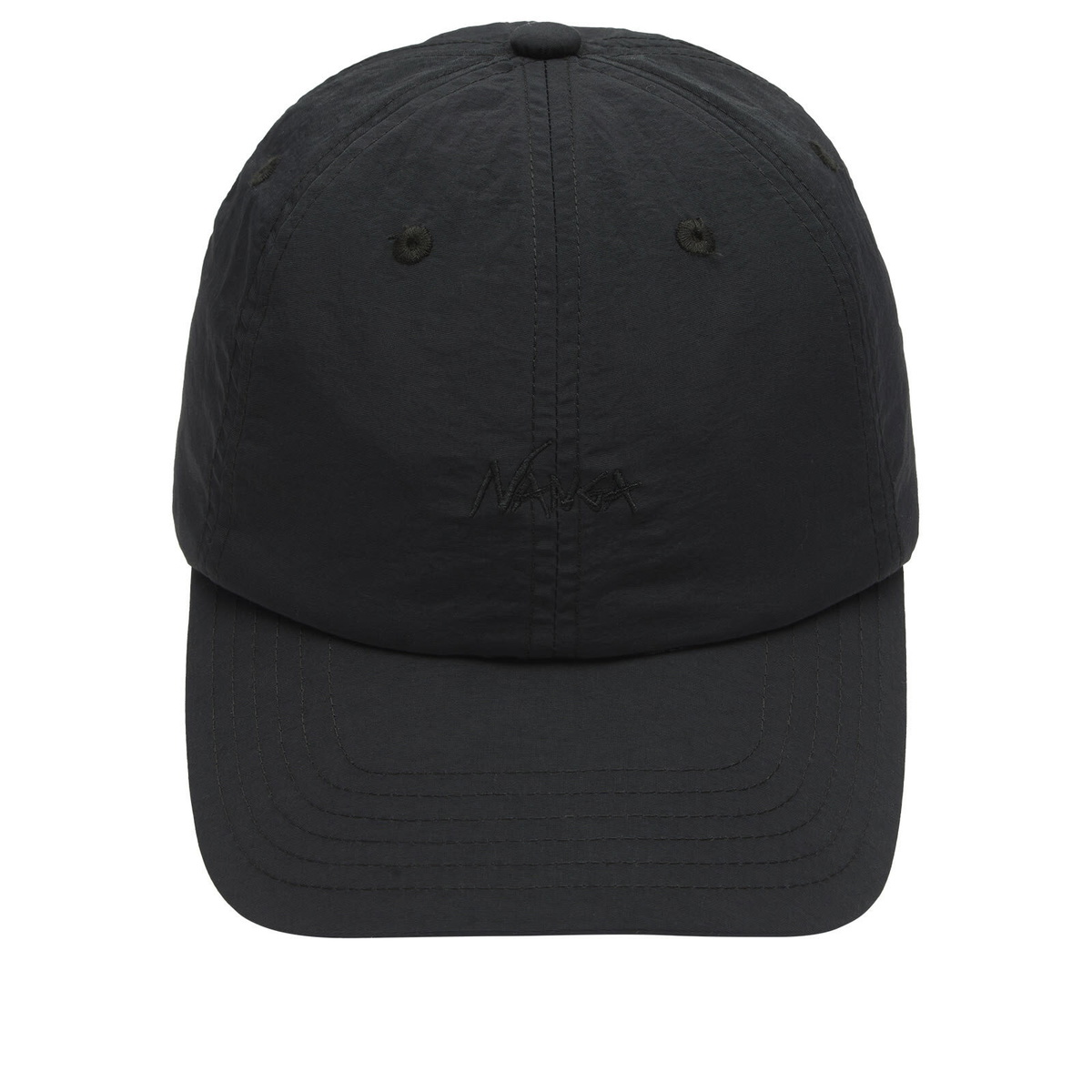 NANGA Men's Nylon Tusser Baseball Cap in Black 