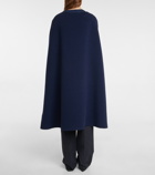 The Row Bruun wool and cashmere cape