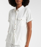 Melissa Odabash Tori cotton-blend shirt