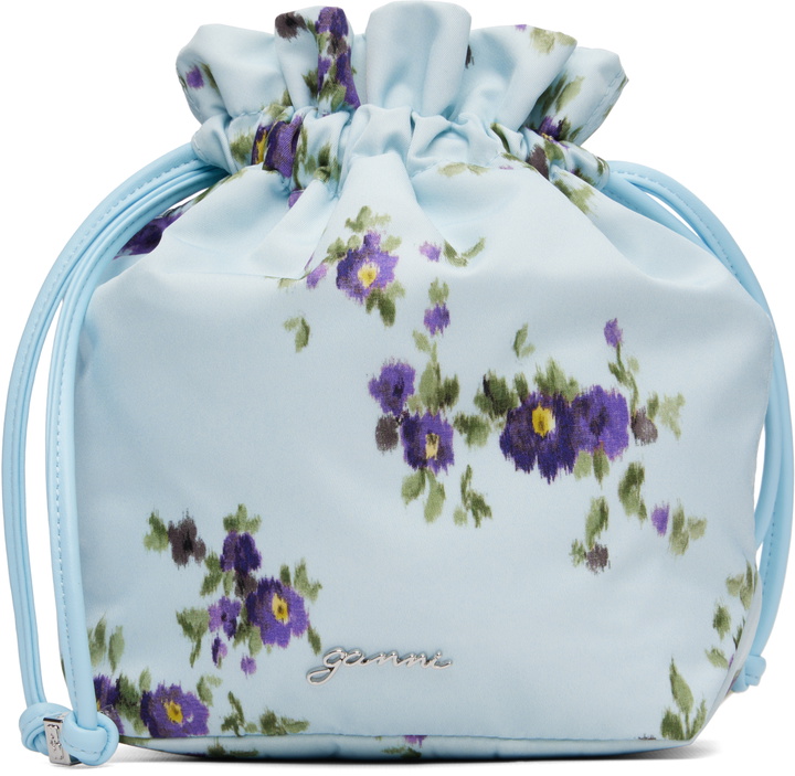 Photo: GANNI Blue Printed Pouch