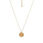 Versace Small Medusa Medallion Necklace in Black/Gold