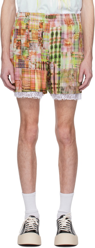 Photo: Collina Strada Multicolor Plaid Odeon Boxers