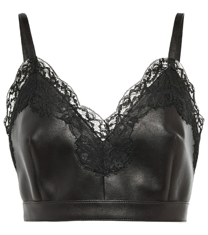 Photo: Alexander McQueen - Leather bustier