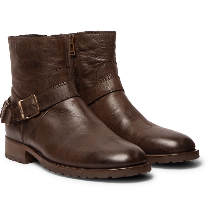 Photo: Belstaff - Trialmaster Leather Boots - Brown