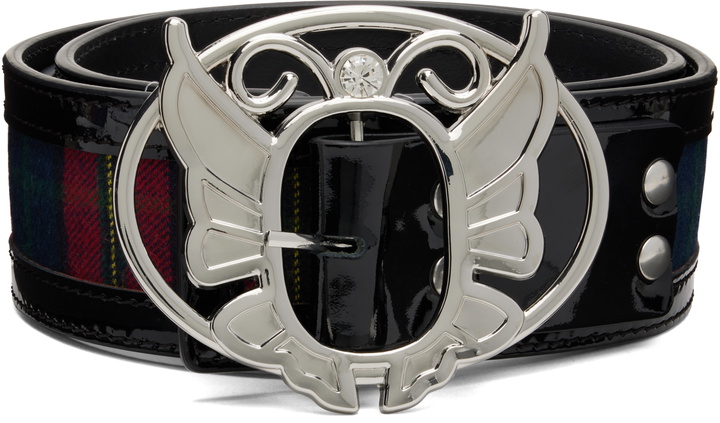 Photo: Chopova Lowena Black & Red Tartan Belt