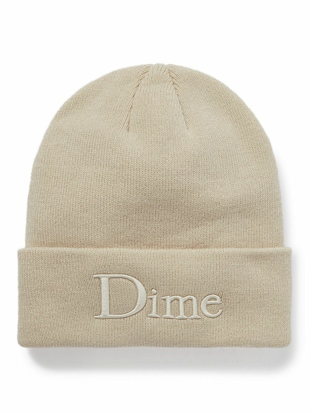 Photo: DIME - Classic Logo-Embroidered Ribbed-Knit Beanie