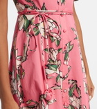 Leo Lin Bianca floral cotton shirt dress