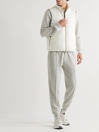 Brunello Cucinelli - Tapered Pintucked Cashmere-Jersey Sweatpants - Gray