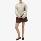 Deiji Studios Women's OS Square Cardigan in Off-White
