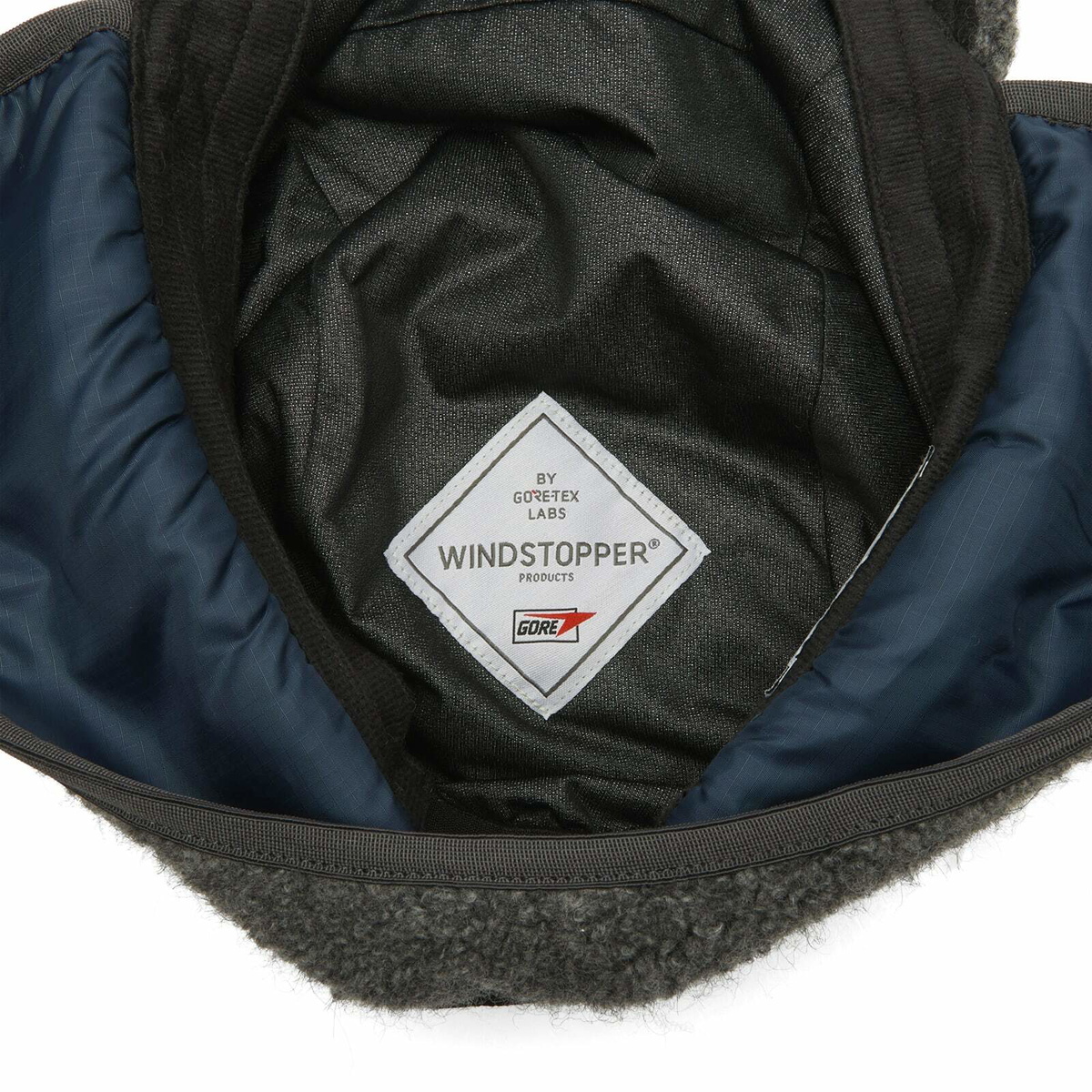 thisisneverthat Men's x GORE-TEX WINDSTOPPER Wool Fleece Cap in Grey Heather 