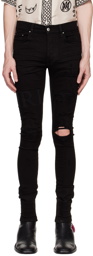 AMIRI Black Serif Jeans