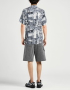 Buscemi Mens Shirt Slate in Blue