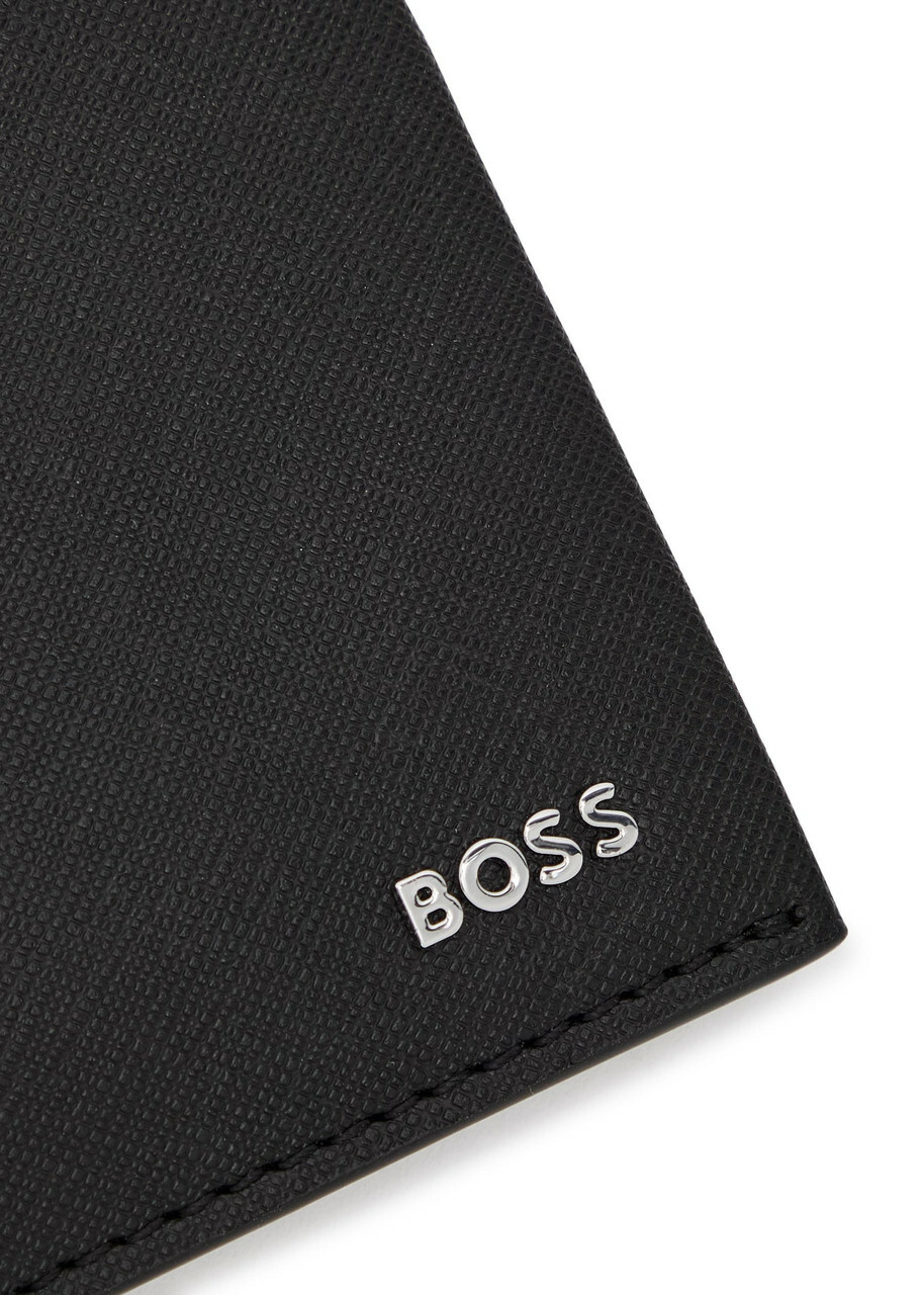 Boss Northon Saffiano Leather Wallet - Black - One Size