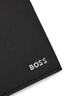 Boss Northon Saffiano Leather Wallet - Black - One Size