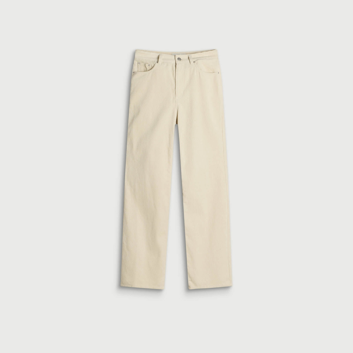 DUNST Women's Corduroy Jeans in Cream