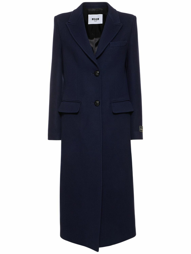 Photo: MSGM - Wool Blend Long Coat