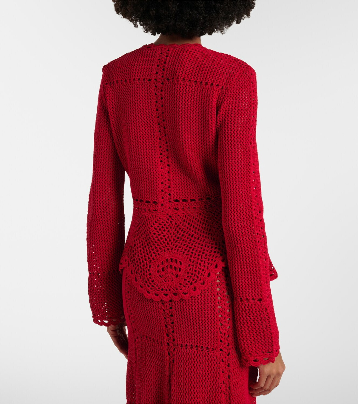 Erdem Crochet cotton cardigan