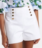 Carolina Herrera Cotton-blend shorts