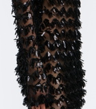 Taller Marmo Dragon Lady sequined gown