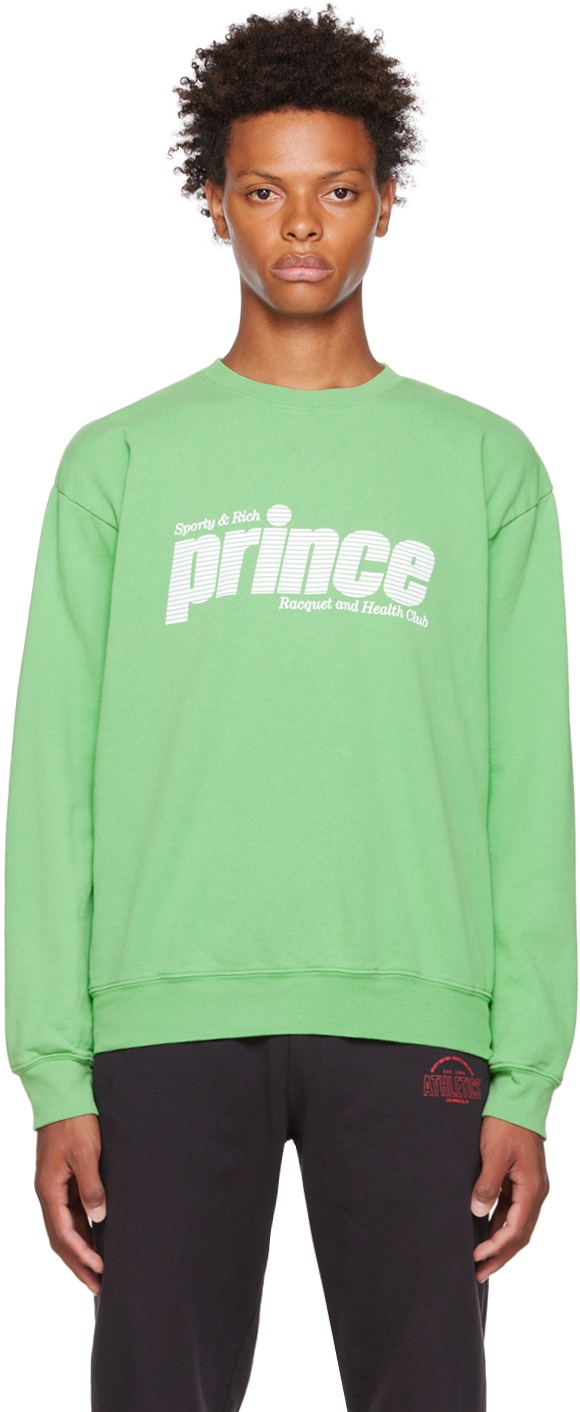 Photo: Sporty & Rich Green Prince Edition Sporty Sweatshirt