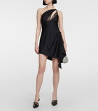 Coperni One-shoulder cutout minidress