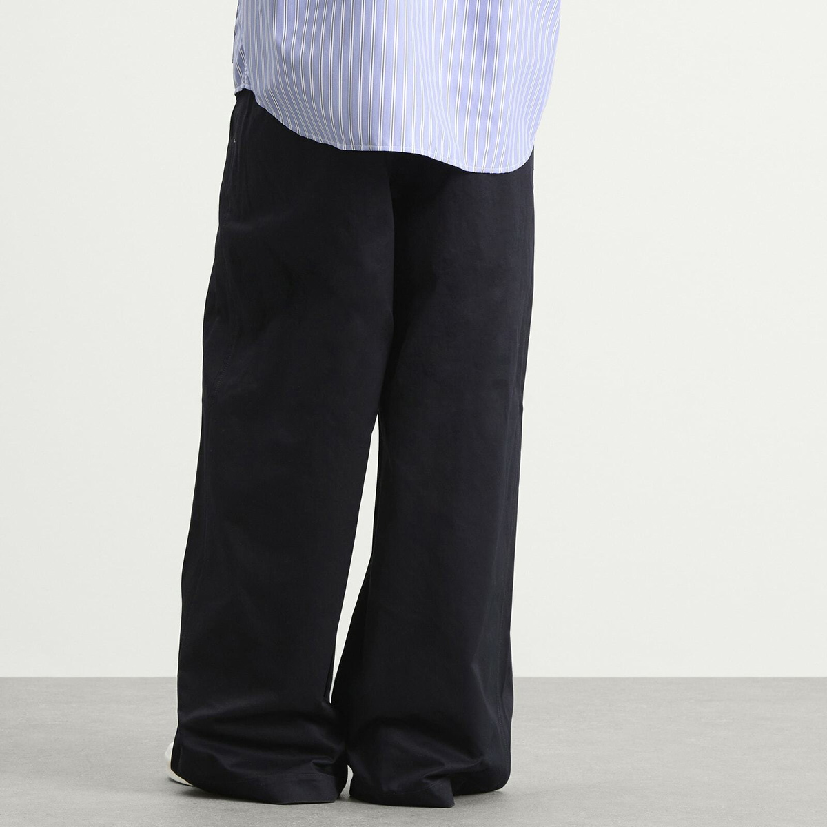 Comme des Garçons Homme Men's Cloth Chinos in Navy