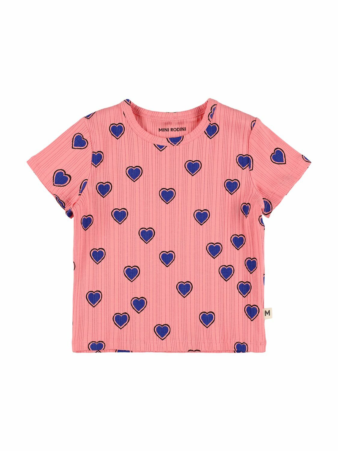 MINI RODINI Printed Cotton Blend Jersey T-shirt