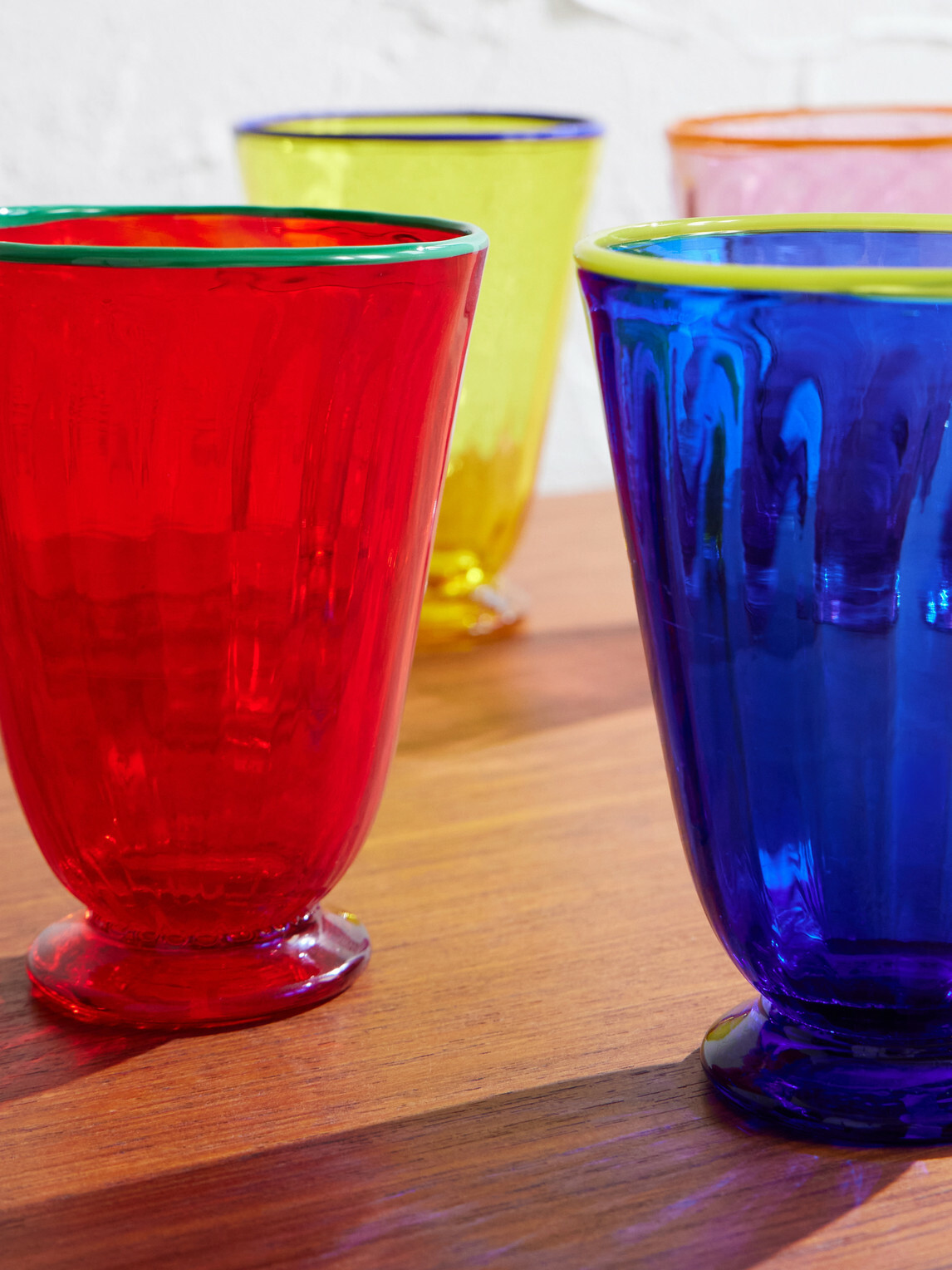 La DoubleJ - Rainbow Set Of Four Murano Glasses