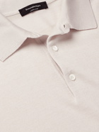 ERMENEGILDO ZEGNA - Cashmere and Silk-Blend Polo Shirt - Neutrals - IT 46