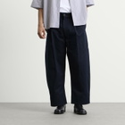 Studio Nicholson Men's Sorte Deep Pleat Volume Pant in Dark Navy