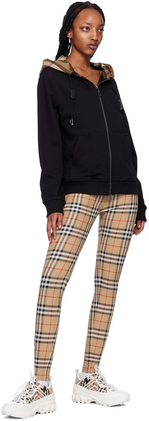 Burberry Beige Vintage Check Leggings Burberry