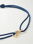 Luis Morais - Small Twisted Gold and Cord bracelet