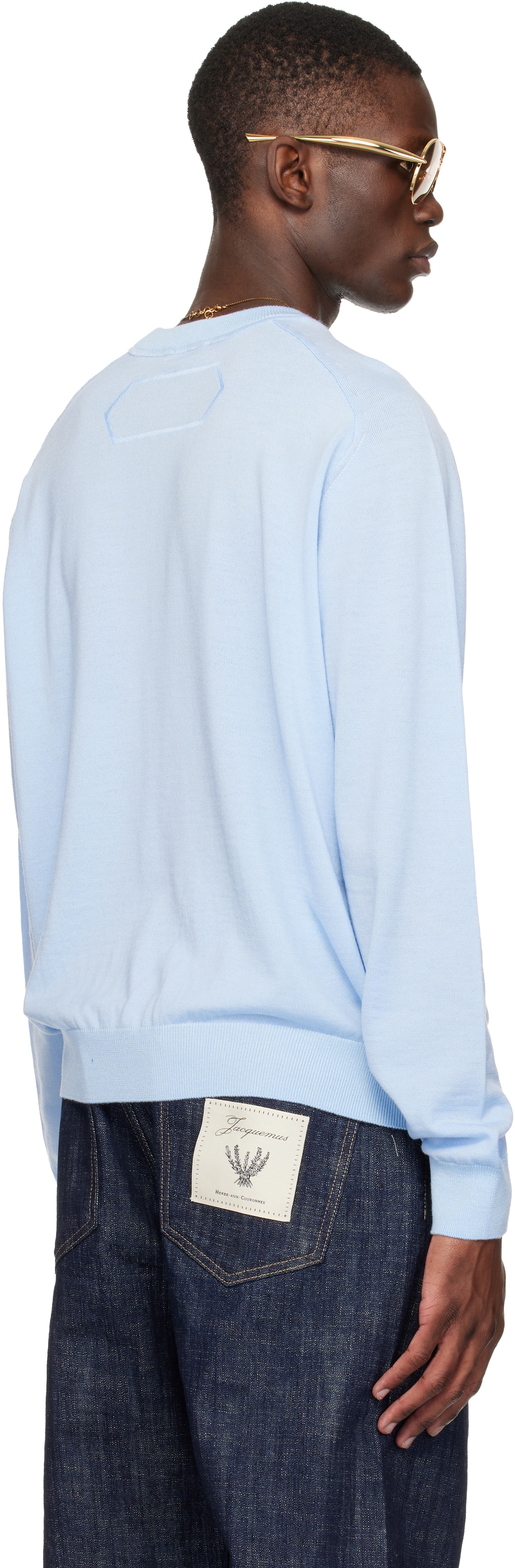 JACQUEMUS Blue 'The J' Sweater