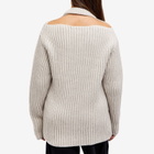Botter Women's Ribbed Knit Jumper in Beige