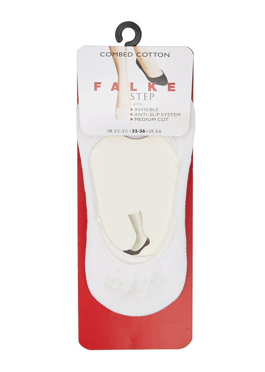 Falke Step Cotton-blend Trainer Socks White