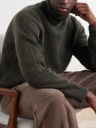 Anderson & Sheppard - Cashmere Rollneck Sweater - Green