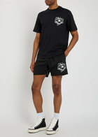 Amiri Hollywood Printed Swim Shorts Black