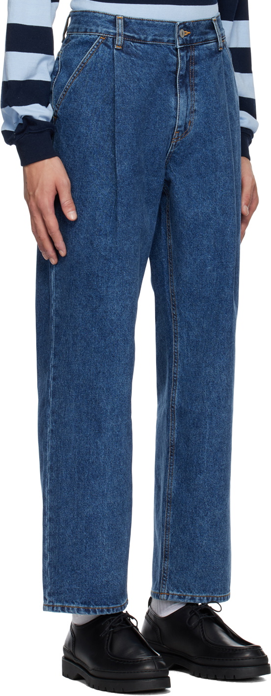 one tuck denim