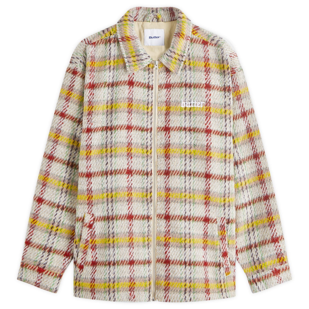 Butter Goods Men's Corduroy Flower Zip Through Jacket in