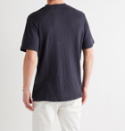 NN07 - Dylan Slub Linen T-Shirt - Blue