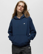 New Balance Athletics French Terry Oversized Hoodie Blue - Womens - Hoodies